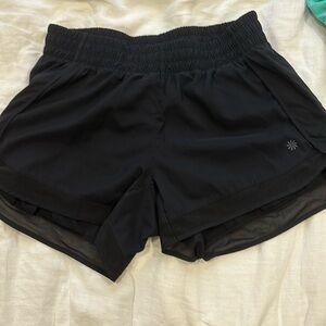 Athleta mesh racer short 4”